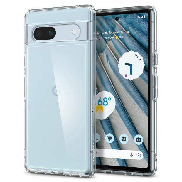 Чохол Spigen Ultra Hybrid до Google Pixel 7a Crystal Clear (ACS05817)