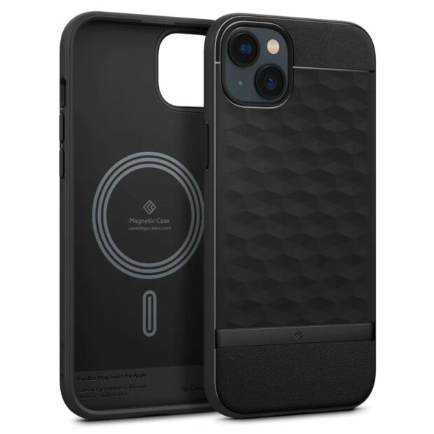 Чехол Caseology Parallax Mag для iPhone 13/14 Matte Black (ACS05074)