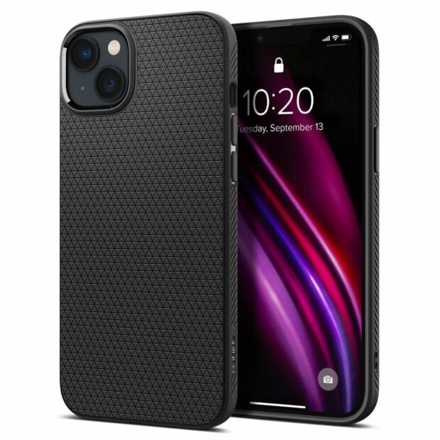 Чехол Spigen Liquid Air для iPhone 14 Matte Black (ACS05037)