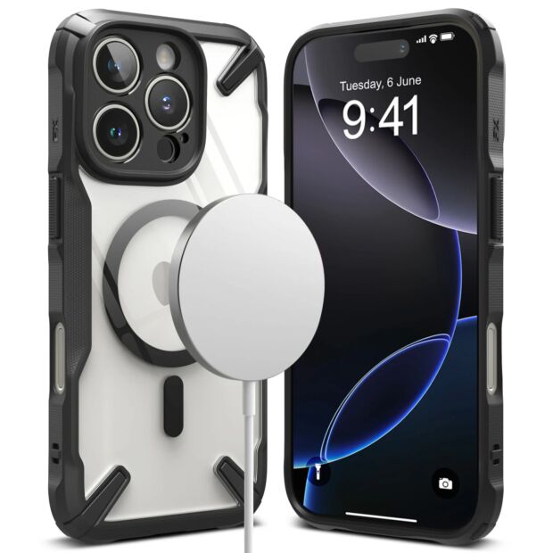 Чехол Ringke Fusion X Magnetic для iPhone 16 Pro Black (FXMG904E55)