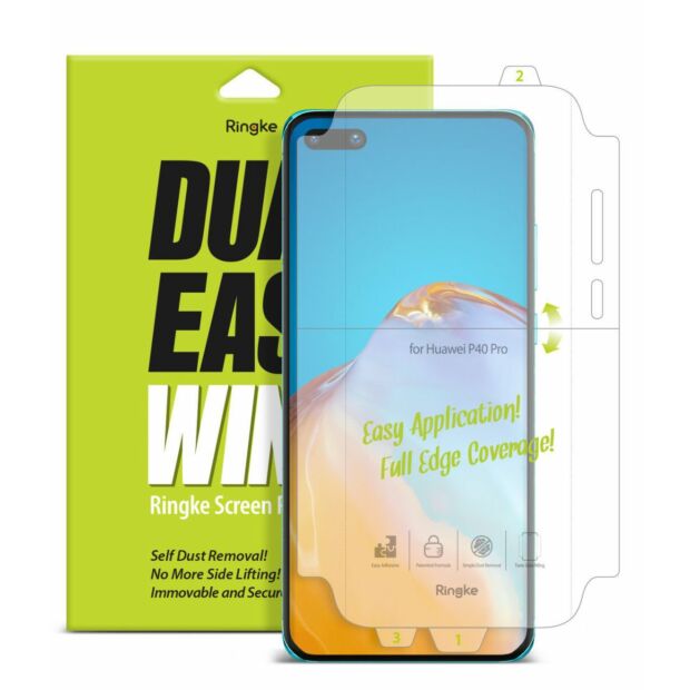 Защитная плёнка Fusion Dual Easy Wing для Huawei P40 Pro Clear (DWHW0003)