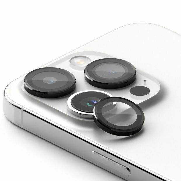 Защитное стекло на камеру Fusion Camera Lens Frame Glass для iPhone 15 Pro Max Black (CM09837RS)