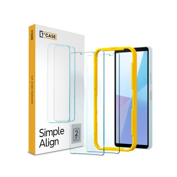Захисне скло 1stcase SimpleAlign Tempered Glass 2-pack до Sony Xperia 10 V/VI Clear (SLA3007)