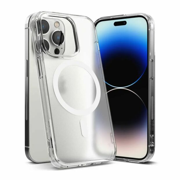 Чехол Fusion Magnetic для iPhone 14 Pro Matte Clear (FMGM641E52)