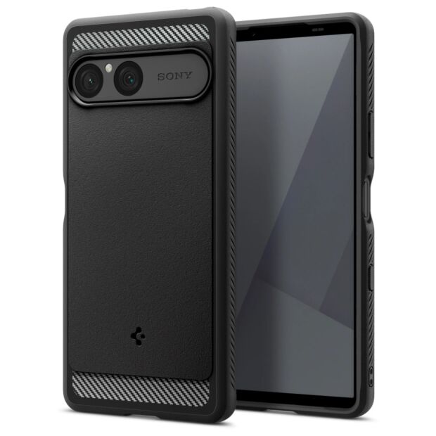 Чохол Spigen Rugged Armor до Sony Xperia 10 VII Matte Black (ACS09592)