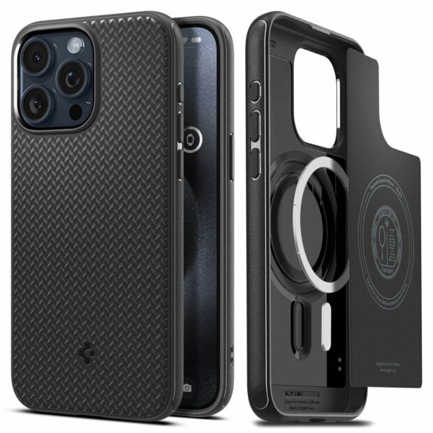 Чехол Spigen Mag Armor MagFit для iPhone 15 Pro Max Matte Black (ACS06597)