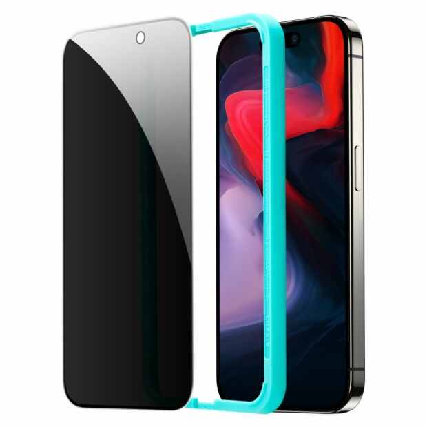Защитное стекло ESR Screen Shield Privacy Tempered-Glass для iPhone 15 Pro Max Clear (1D6710201)