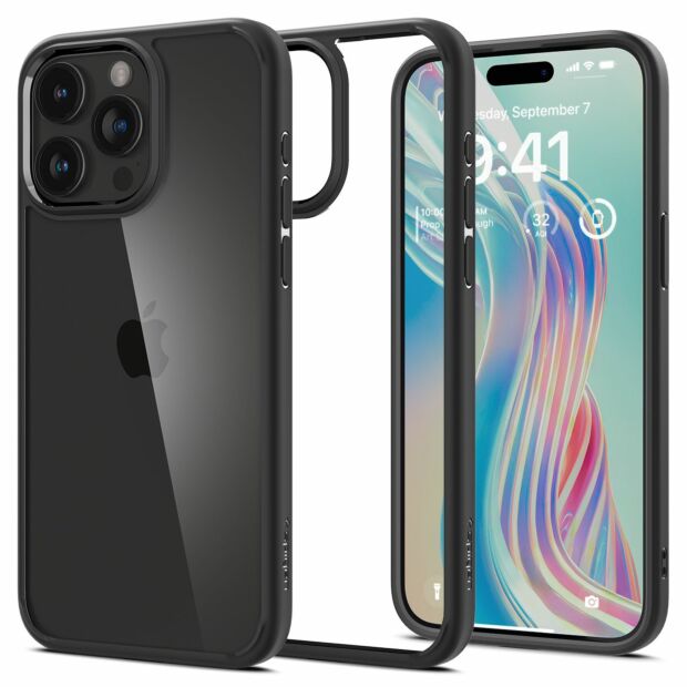 Чехол Spigen Ultra Hybrid для iPhone 15 Pro Max Matte Black (ACS06570)