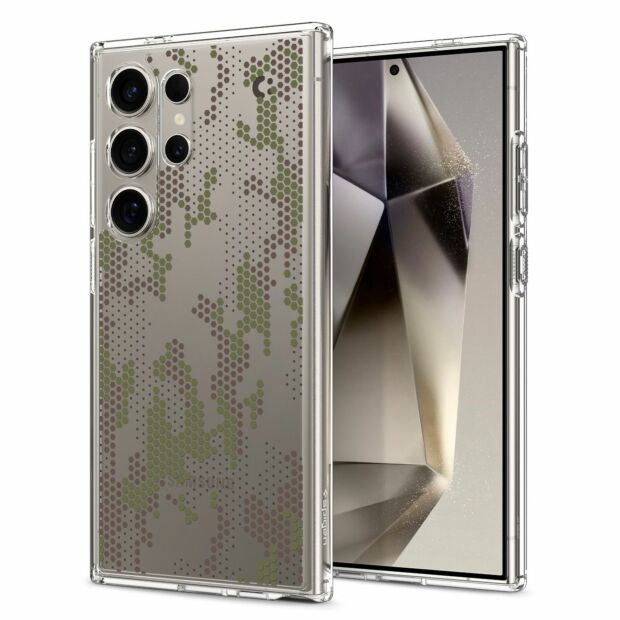 Чохол Spigen Ultra Hybrid до Samsung Galaxy S24 Ultra Digital Camo (ACS07547)