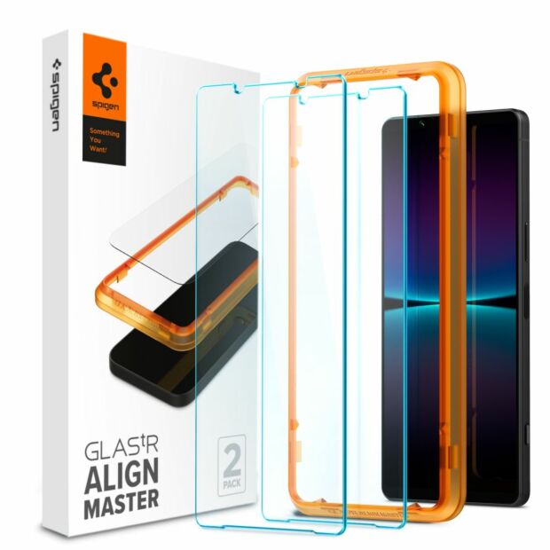 Захисне скло Spigen Glas.tR Align Master 2-Pack до Sony Xperia 1 VI/VII Clear (AGL08271)