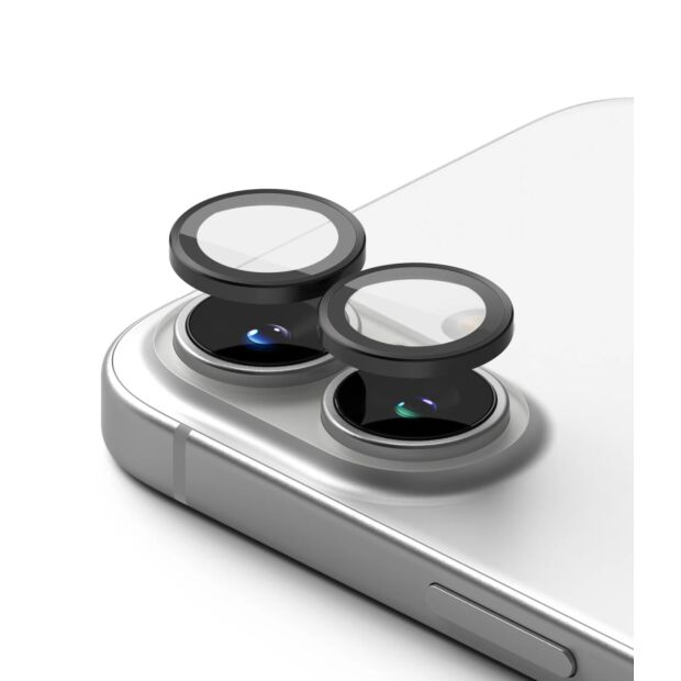Защитное стекло на камеру Ringke Camera Lens Glass 2-pack для iPhone 16/16 Plus Black (CLF1G930)