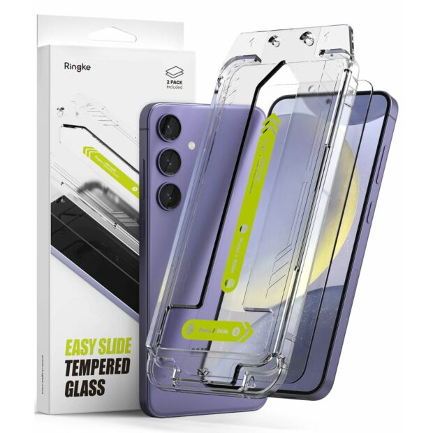 Захисне скло Ringke Easy Slide Tempered Glass 2-Pack до Samsung Galaxy S24+ Plus Clear (G4as128)