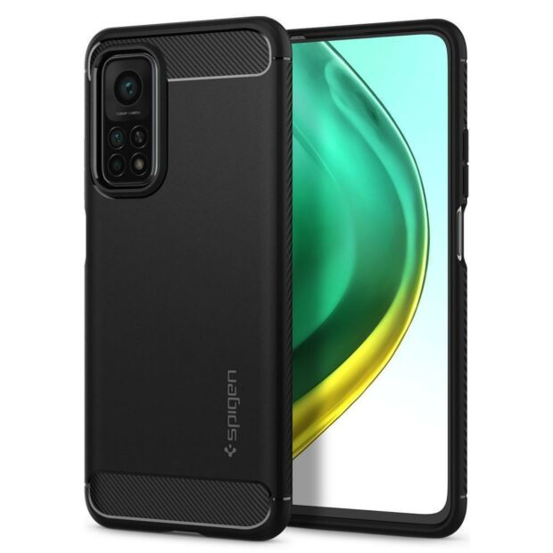 Чехол Spigen Rugged Armor для Xiaomi Mi 10T / 10T Pro Matte Black (ACS02161)