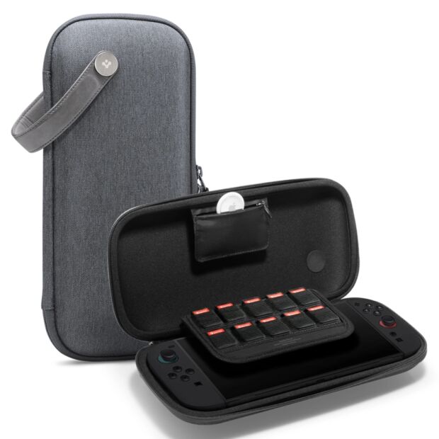 Футляр Spigen Klasden Pouch до Nintendo Switch 2 Charcoal Grey (AGP10204)