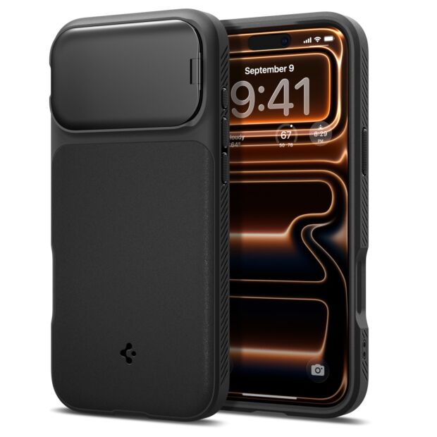 Чехол Spigen Optik Armor MagFit для iPhone 17 Pro Max Matte Black (ACS09900)
