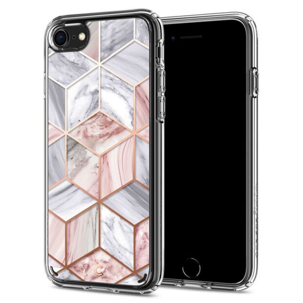 Чехол Spigen Ciel Cecile для iPhone 7/8/SE(2020/2022) Pink Marble (ACS00967)