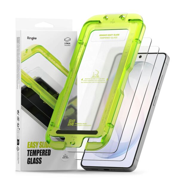 Захисне скло Ringke Easy Slide Tempered Glass 2-Pack до Samsung Galaxy S26+ Plus Clear (G4as1231)