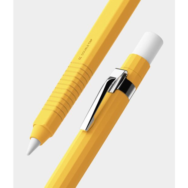 Чохол Ringke Silicone Drafting Pencil case до Apple Pencil 2/Apple Pencil Pro Yellow (SDH86102RS)
