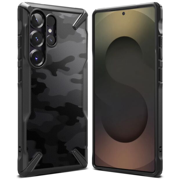 Чехол Ringke Fusion X для Samsung Galaxy S25 Ultra Camo Black (FX988E73)