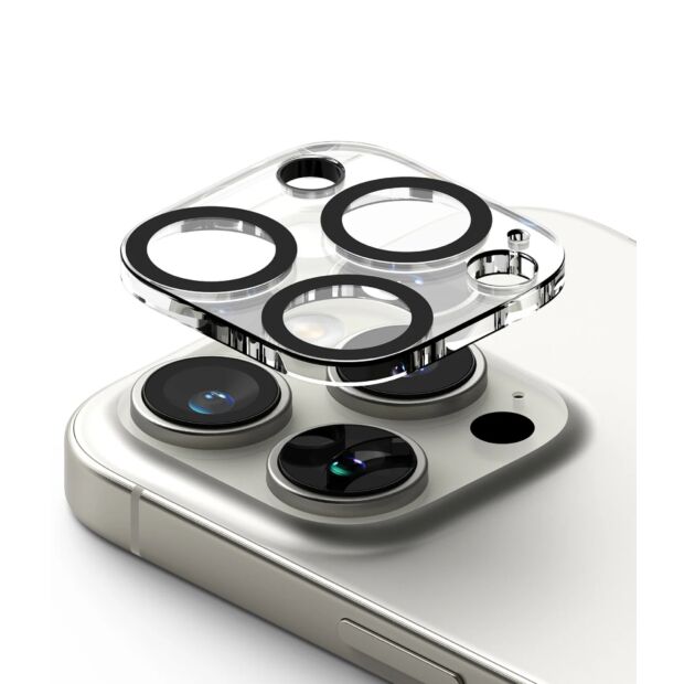 Скло на камеру Ringke Camera Full Cover Glass 2-Pack до iPhone 16 Pro / 16 Pro Max Clear (C1G933)