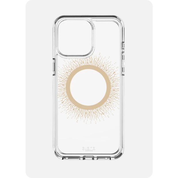 Чехол itSkins Avana Aura для iPhone 15 Pro Gold