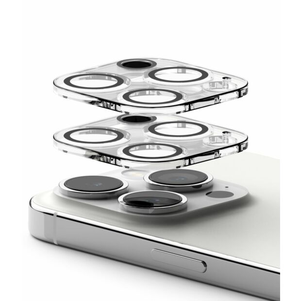 Скло на камеру Ringke Camera Full Cover Glass 2-Pack до iPhone 15 Pro Max Clear (C1G038)