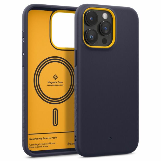 Чохол Caseology Nano Pop Mag до iPhone 15 Pro Blueberry Navy (ACS06752)