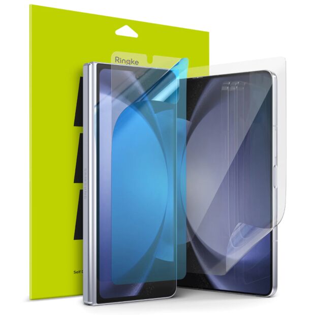 Защитная плёнка Fusion Dual Easy Film (Front+Inner) для Samsung Galaxy Fold 5 Clear (D2E056)