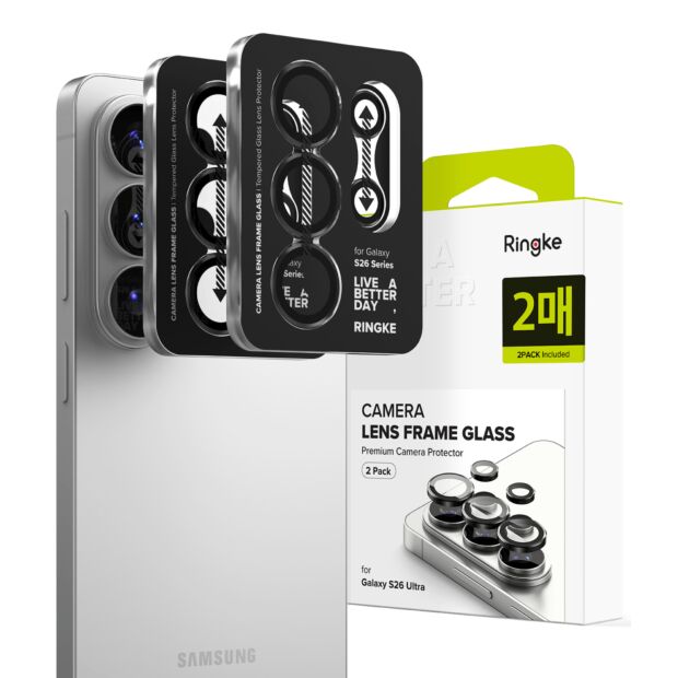 Захисне скло на камеру Ringke Camera Lens Frame 2-pack до Samsung Galaxy S26 Ultra Black (CLF1G1233)