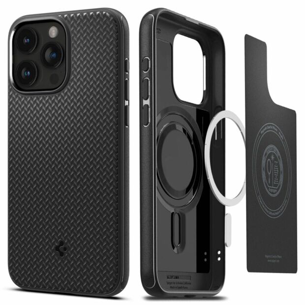 Чехол Spigen Mag Armor MagFit для iPhone 15 Pro Matte Black (ACS06736)