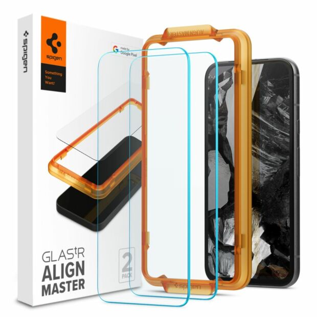 Защитное стекло Spigen Glas.tR Align Master 2-pack для Google Pixel 8a Clear (AGL07464)