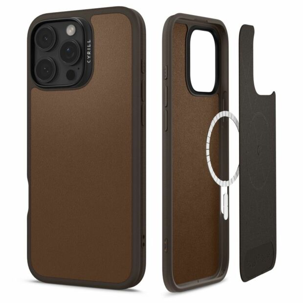 Чохол Cyrill Kajuk Mag до iPhone 16 Pro Saddle Brown (ACS08406)