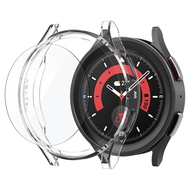 Чохол Spigen Thin Fit Glass до Galaxy Watch 5 Pro 45mm Crystal Clear (ACS05400)