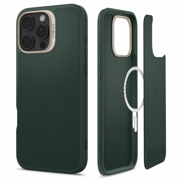 Чехол Cyrill Kajuk Mag для iPhone 16 Pro Forest Green (ACS08407)