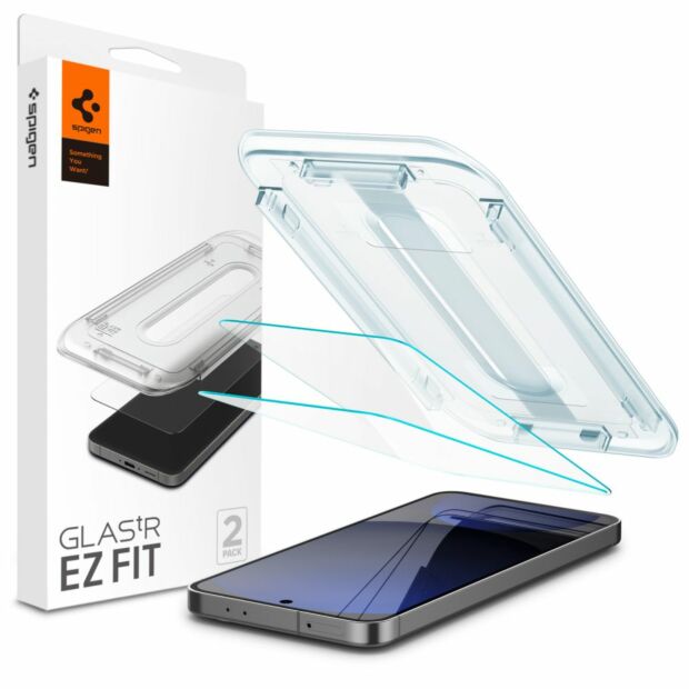 Защитное стекло Spigen Glas.tR EZ FIT 2-Pack для Samsung Galaxy S24 FE/A56 Clear (AGL08729)