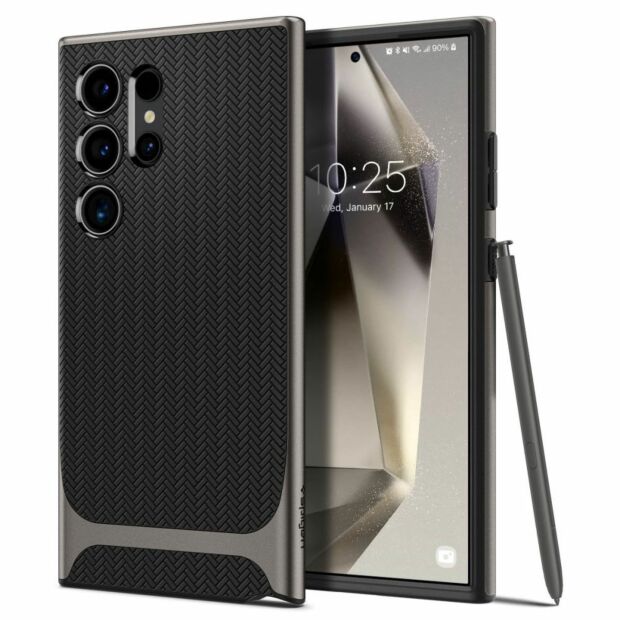 Чехол Spigen Neo Hybrid для Samsung Galaxy S24 Ultra Gunmetal (ACS07305)