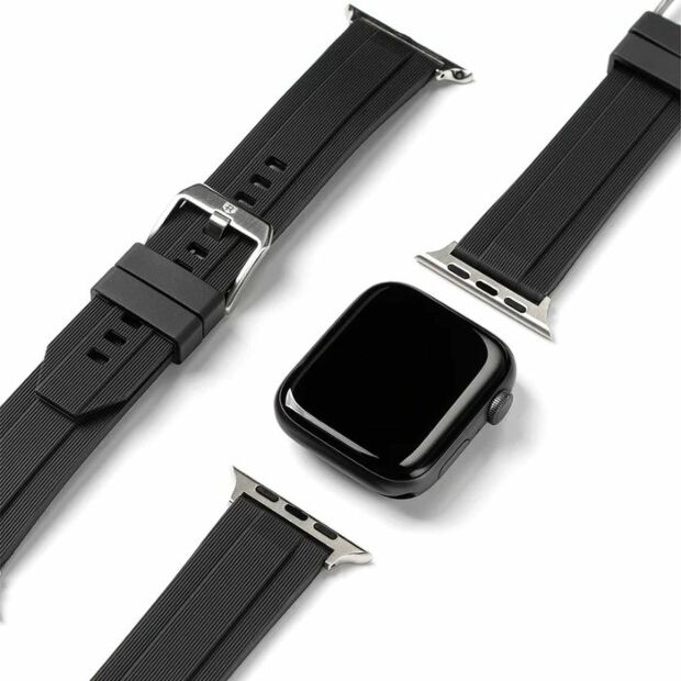 Ремешок Ringke Rubber One Band для Apple Watch 42/44/45/46/49mm Matte Black (AW-B-44-10)