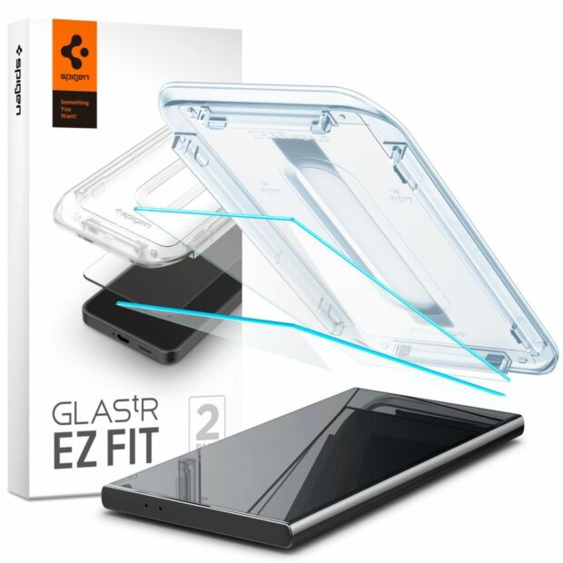 Захисне скло Spigen Glas.tR EZ FIT 2-Pack до Samsung Galaxy S24 Ultra Clear (AGL07495)