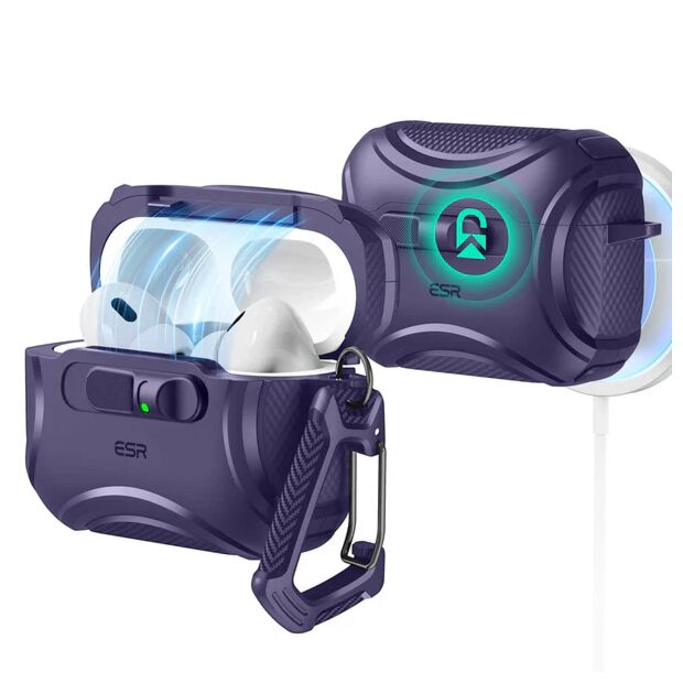Чохол ESR Cyber Flicklock до Apple AirPods Pro 3 Purple (1C02200402)