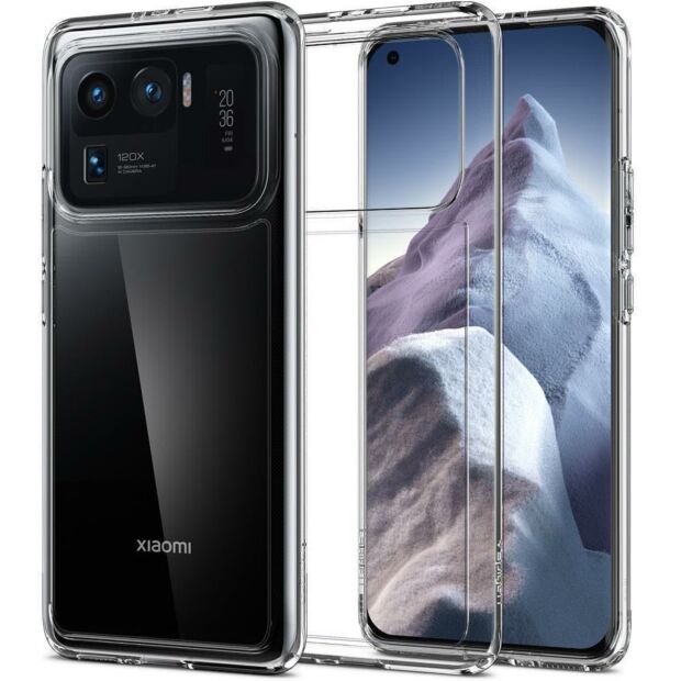 Чохол Spigen Hybrid Ultra для Xiaomi Mi 11 Ultra Crystal Clear (ACS03034)
