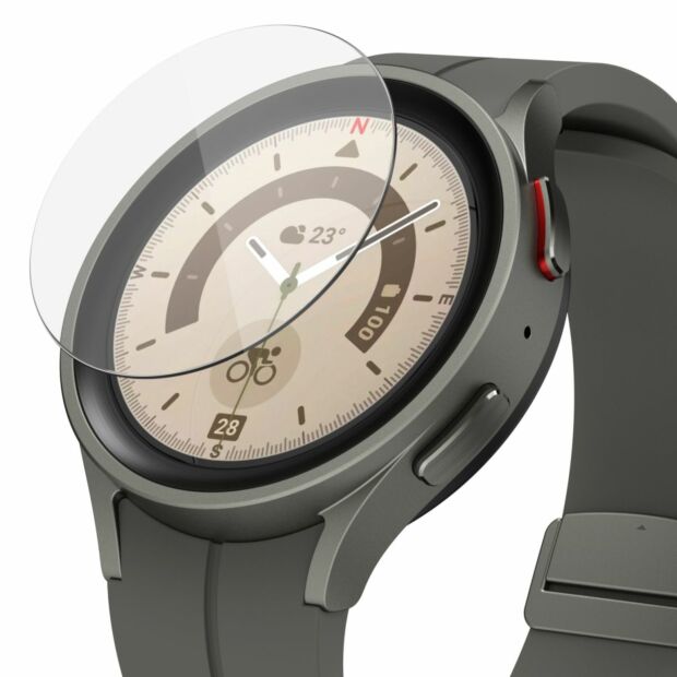 Захисне скло Fusion Tempered Glass R7 (4шт.) до Samsung Galaxy Watch 5 Pro 45mm Clear (G4as094)