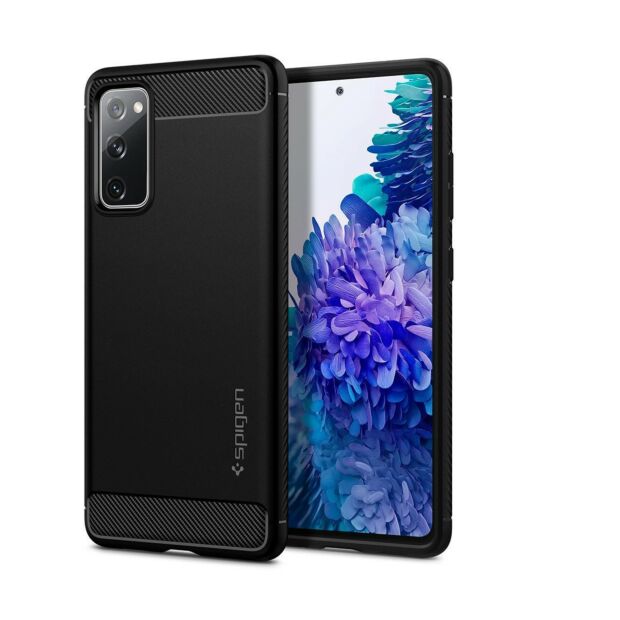 Чохол Spigen Rugged Armor до Samsung Galaxy S20 FE Matte Black (ACS01847)