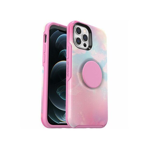 Чехол OtterBox + Pop Symmetry для iPhone 12 / 12 Pro Daydreamer Pink Graphik (77-65770)