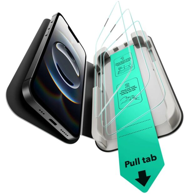 Защитное стекло ESR UltraFit Classic Tempered Glass 2-pack для iPhone 17e/16e/14/13/13 Pro Clear (1D81500201)