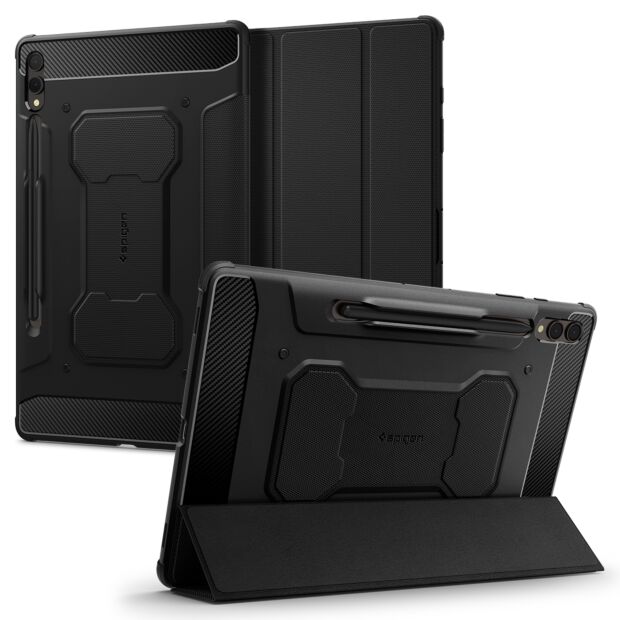 Чехол Spigen Rugged Armor Pro для Samsung Galaxy Tab S9+ Plus/S10+ Plus Black (ACS06539)