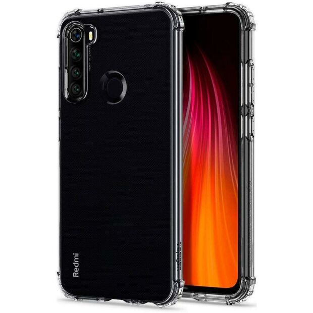 Чехол Spigen Crystal Shell для Xiaomi Redmi Note 8 Crystal Clear (ACS00439)
