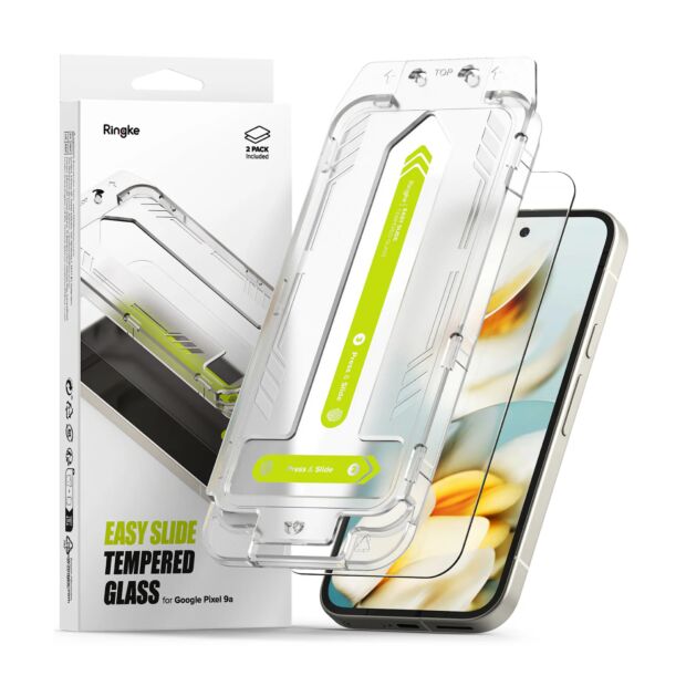 Захисне скло Ringke Easy Slide Tempered Glass 2-Pack до Google Pixel 9a Clear (G4as1058)