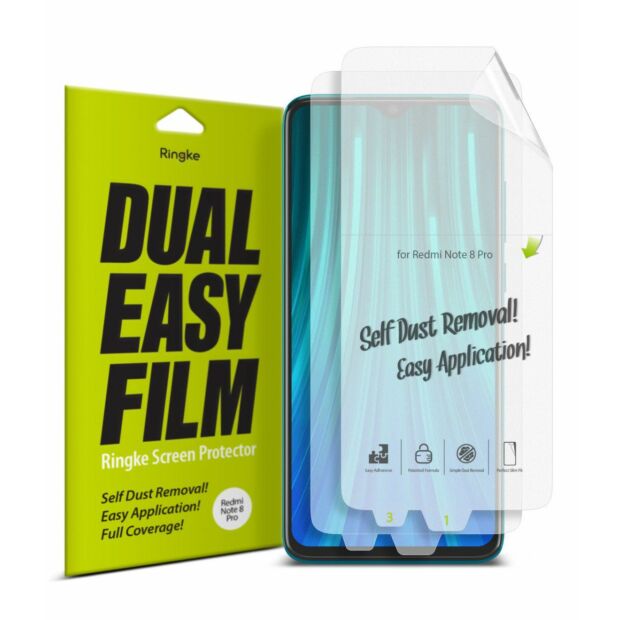 Защитная плёнка Fusion Dual Easy Film для Xiaomi Redmi Note 8 Pro Clear (ESXI0003)
