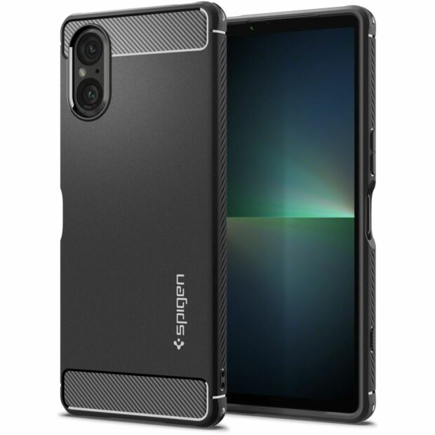 Чохол Spigen Rugged Armor до Sony Xperia 5 V Matte Black (ACS06359)