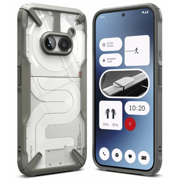 Чохол Ringke Fusion X до Nothing Phone (2a) / (2a) Plus Gray (FX828E64)